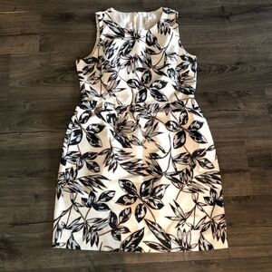 J. Crew Factory 100% cotton lined sheath dress size 10